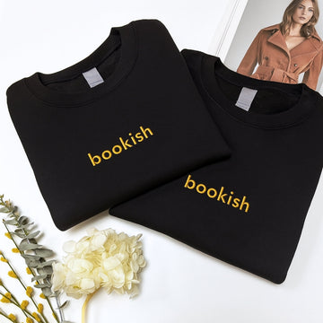Bookish Hoodies - Book Lover Embroidered Sweaters - Perfect Reading Community Gift