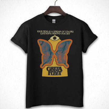 Greta Van Fleet Vintage 2010s Rock Band Tour Official Fan Light My Love Lyric Black Unisex T-Shirt