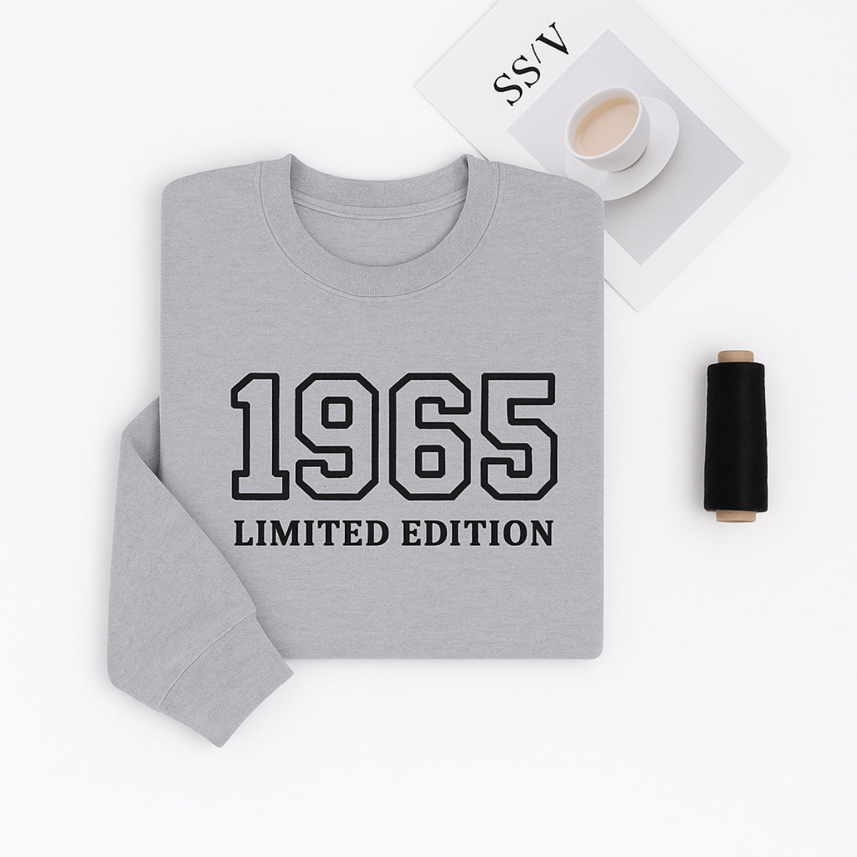 1965 Limited Edition Custom Embroidered Hoodie - Personalized 60th Birthday Gift for HimHer