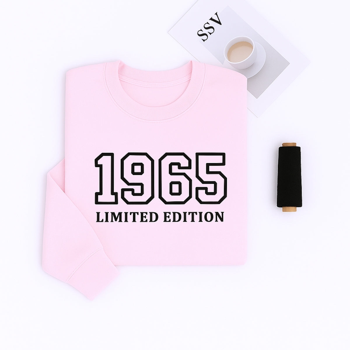 1965 Limited Edition Custom Embroidered Hoodie - Personalized 60th Birthday Gift for HimHer