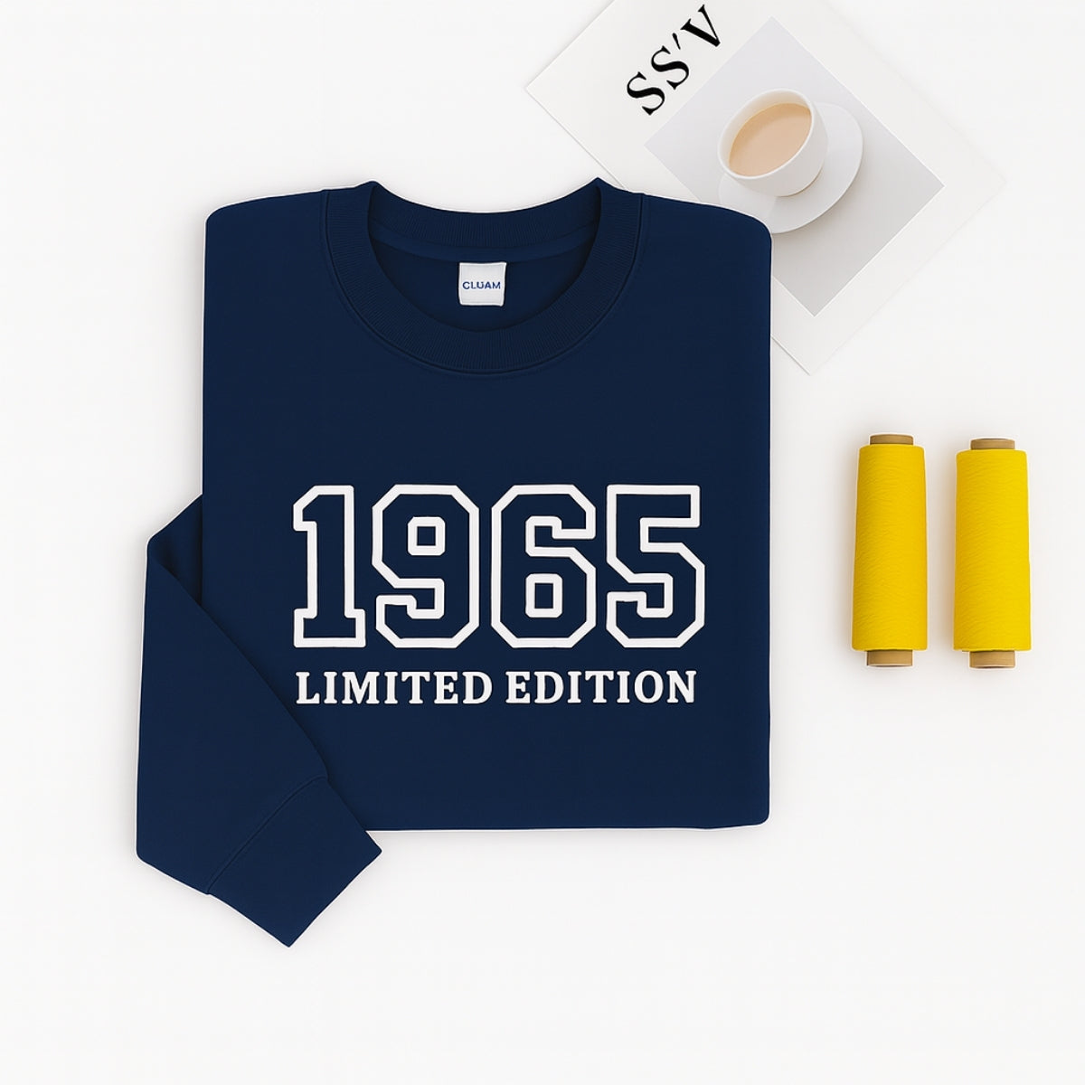 1965 Limited Edition Custom Embroidered Hoodie - Personalized 60th Birthday Gift for HimHer