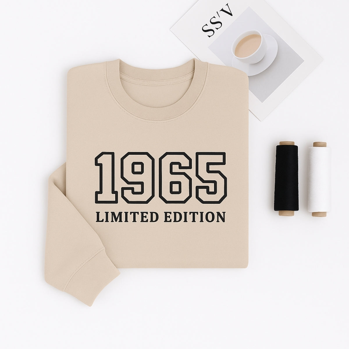 1965 Limited Edition Custom Embroidered Hoodie - Personalized 60th Birthday Gift for HimHer