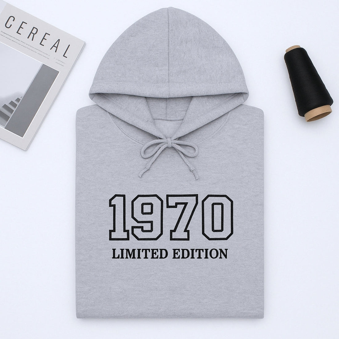1970 Limited Edition Custom Embroidered Hoodie - Personalized 55th Birthday Gift
