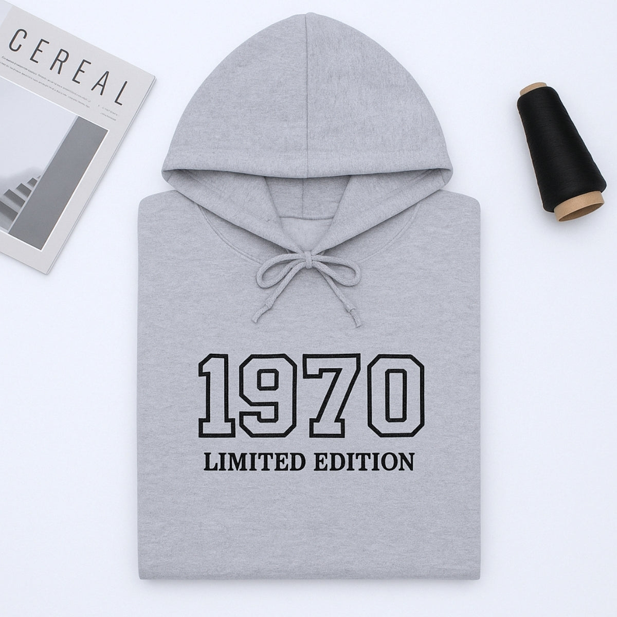 1970 Limited Edition Custom Embroidered Hoodie - Personalized 55th Birthday Gift