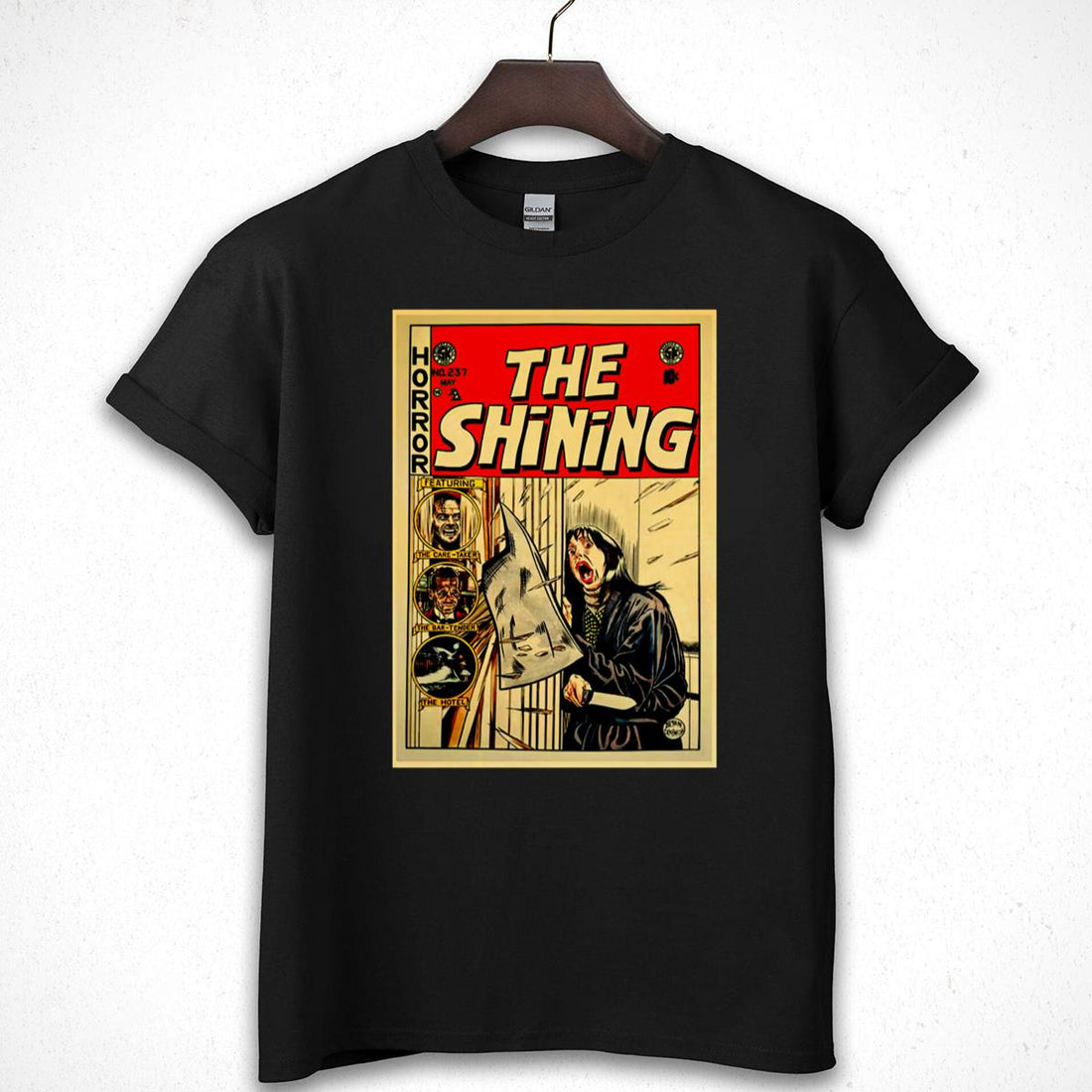 1980s Psychological Horror Movie Halloween Vintage Retro 80s Fan Black Unisex T-Shirt 