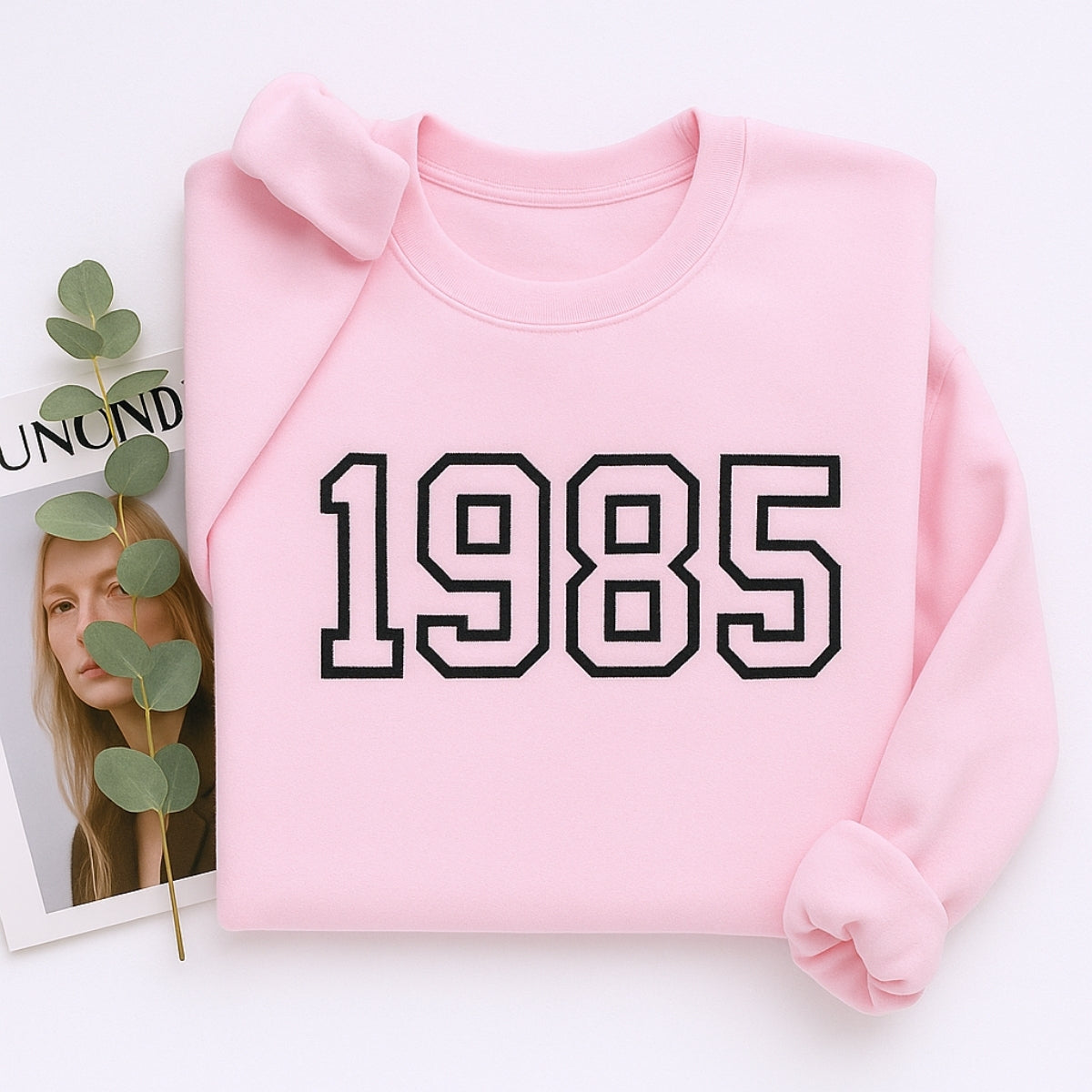 1985 Custom Embroidered Birthday Hoodie - Personalized 40th Birthday Gift