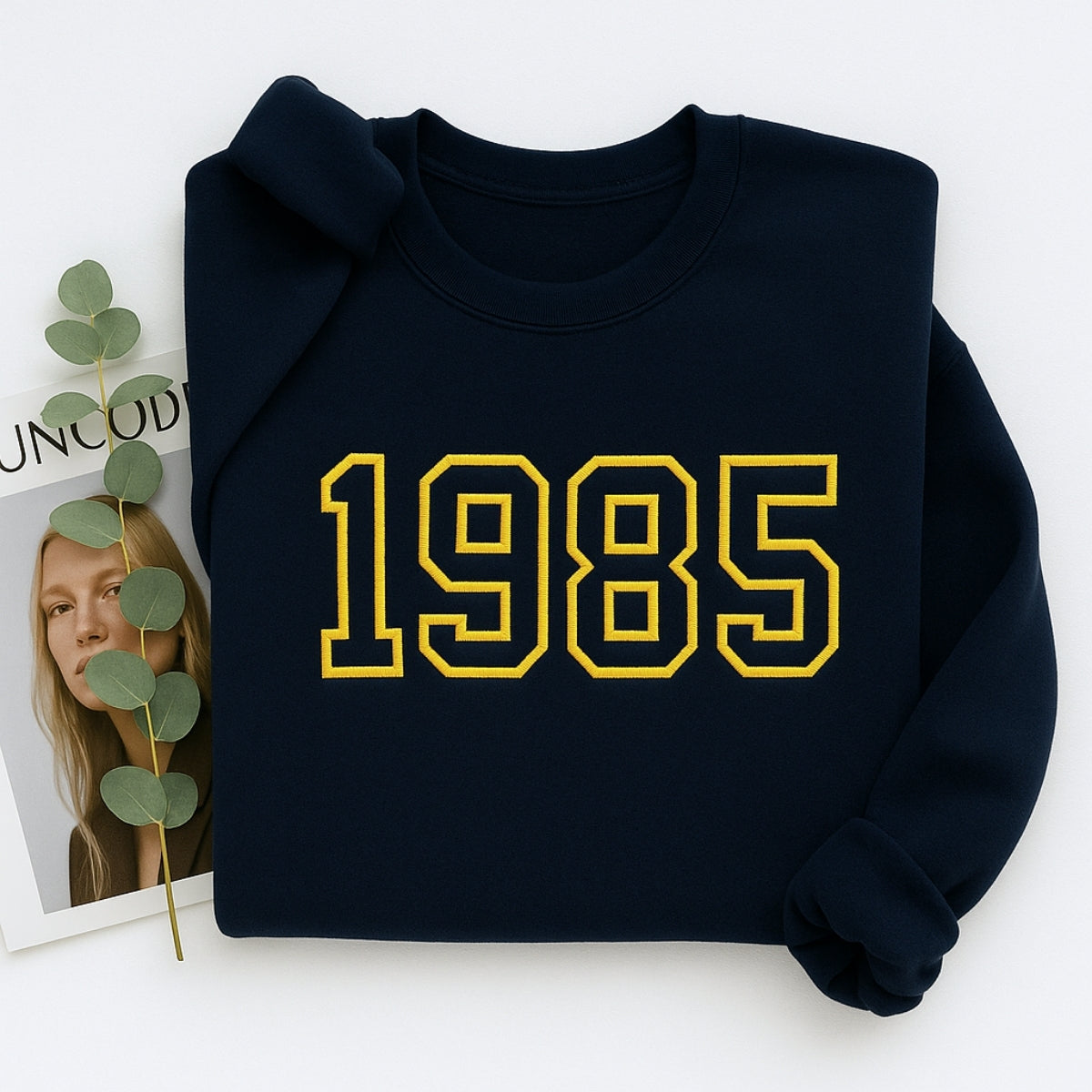 1985 Custom Embroidered Birthday Hoodie - Personalized 40th Birthday Gift