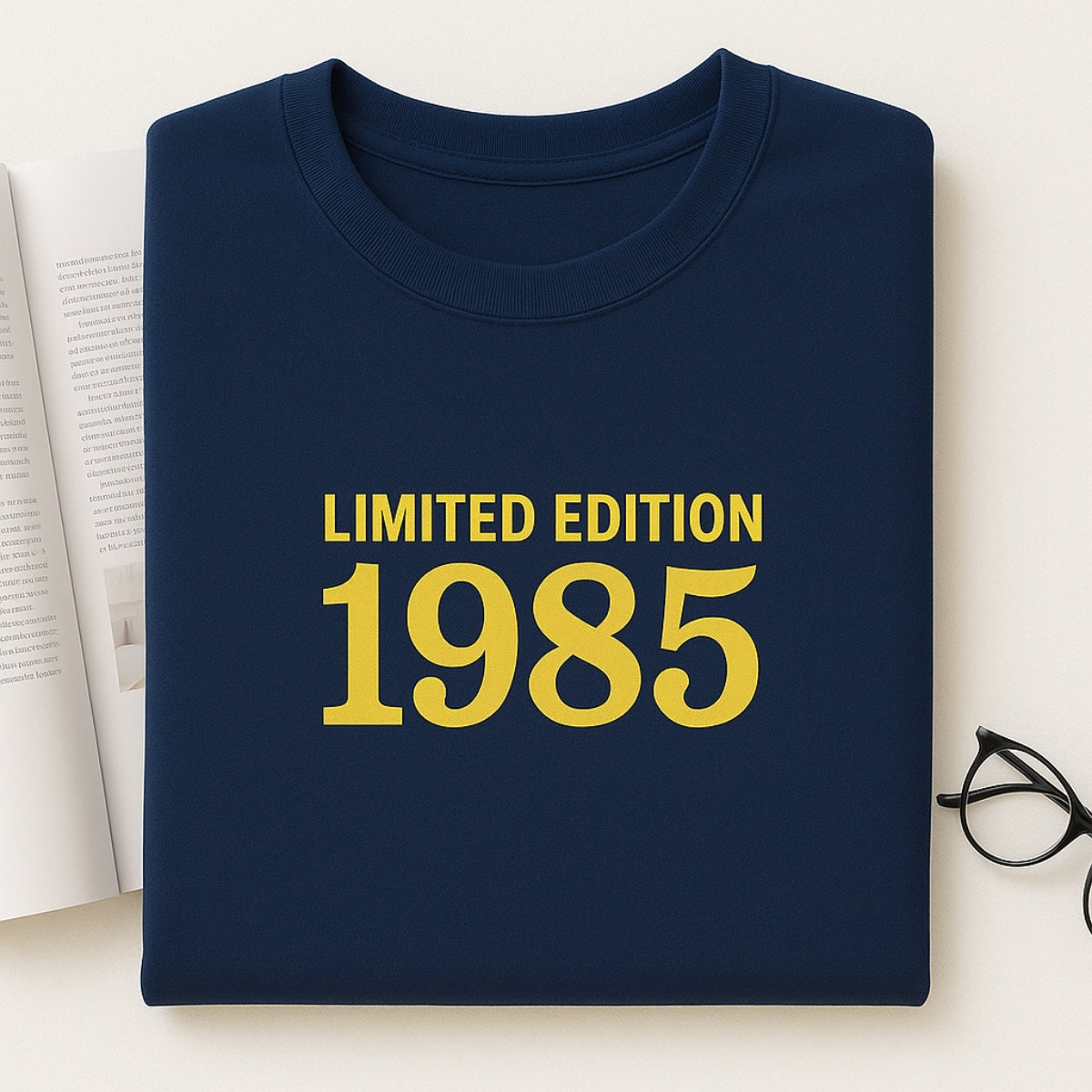 1985 Limited Edition Custom Embroidered Sweatshirt - Personalized 40th Birthday Gift for Parents