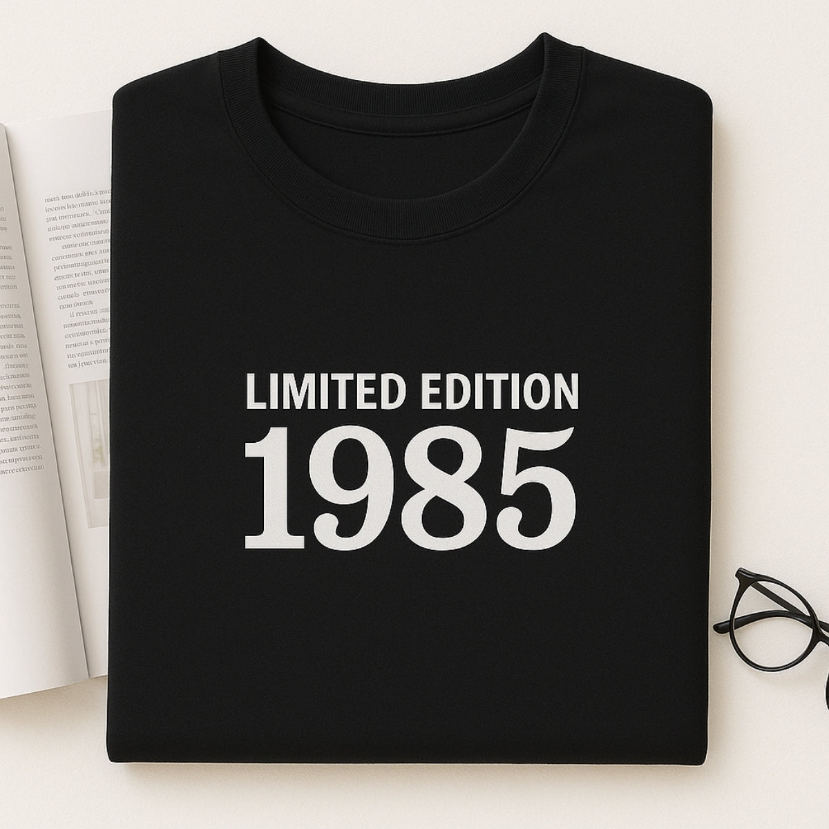 1985 Limited Edition Custom Embroidered Sweatshirt - Personalized 40th Birthday Gift for Parents