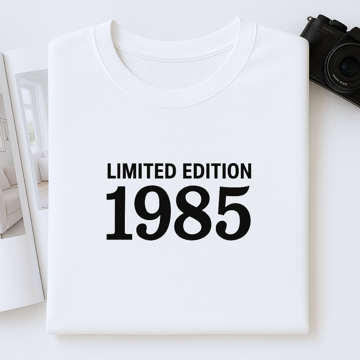 1985 Limited Edition Custom Embroidered Sweatshirt - Personalized 40th Birthday Gift for Parents