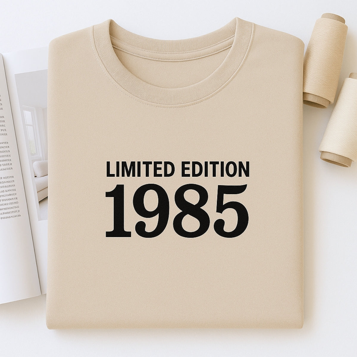 1985 Limited Edition Custom Embroidered Sweatshirt - Personalized 40th Birthday Gift for Parents