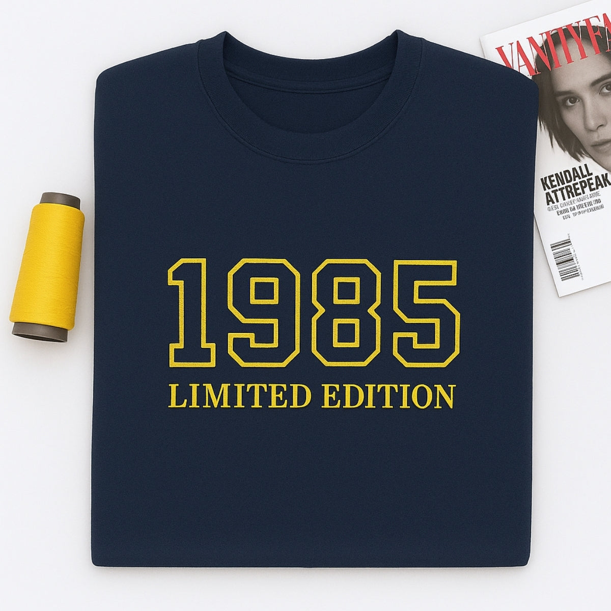 1985 Limited Edition Custom Embroidered Hoodie - Personalized 40th Birthday Gift for HerHim