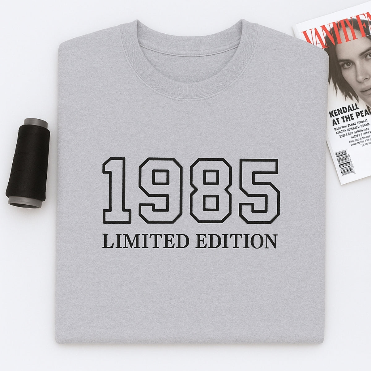 1985 Limited Edition Custom Embroidered Hoodie - Personalized 40th Birthday Gift for HerHim