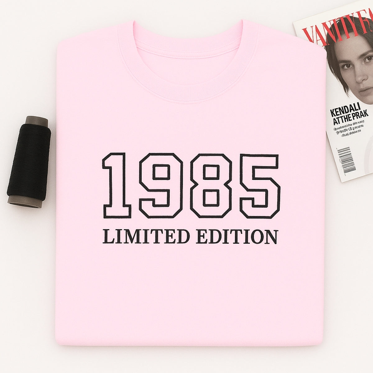 1985 Limited Edition Custom Embroidered Hoodie - Personalized 40th Birthday Gift for HerHim