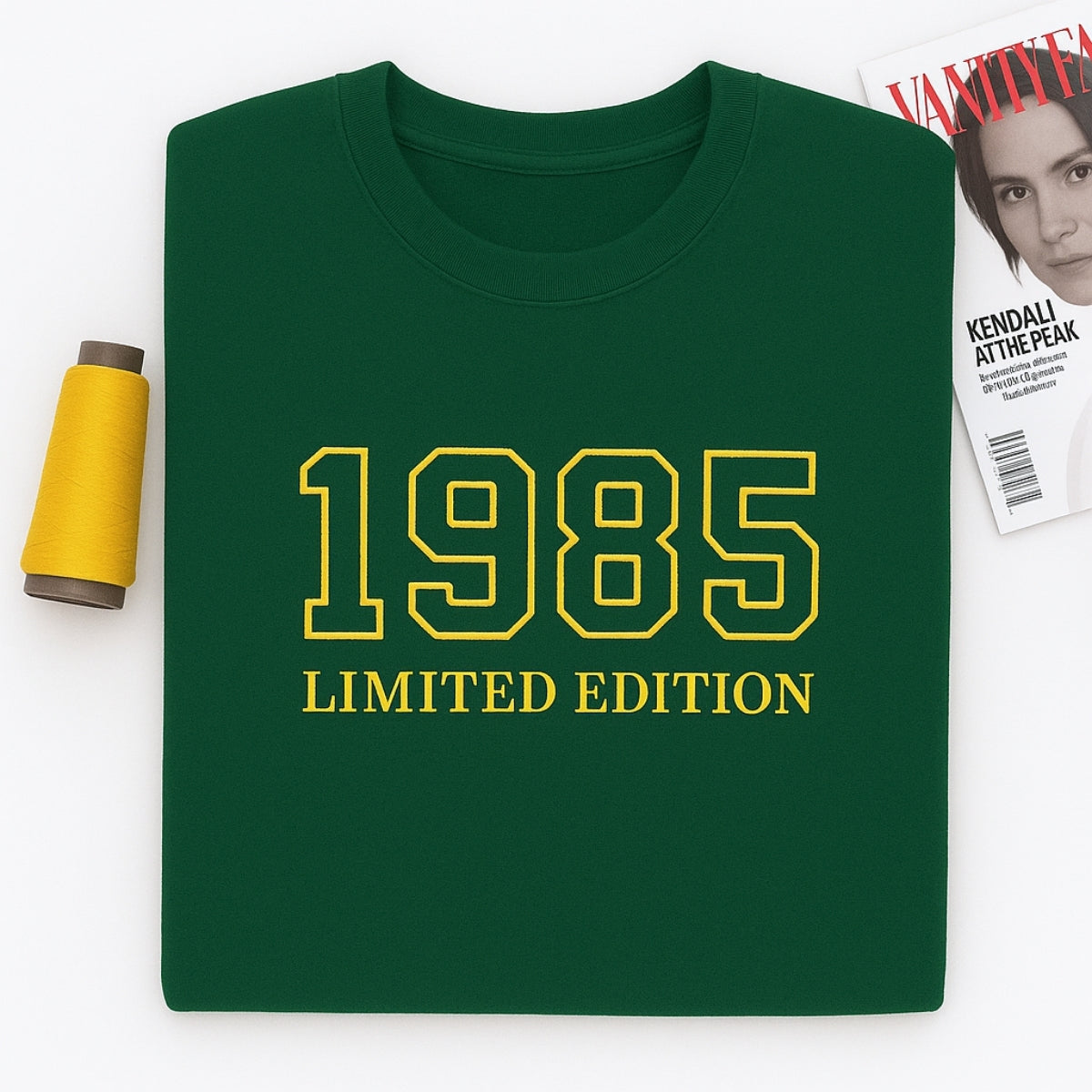 1985 Limited Edition Custom Embroidered Hoodie - Personalized 40th Birthday Gift for HerHim