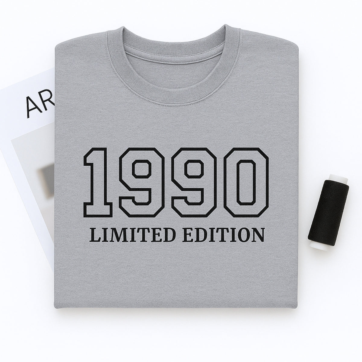 1990 Limited Edition Custom Embroidered Hoodie - Personalized 35th Birthday Gift