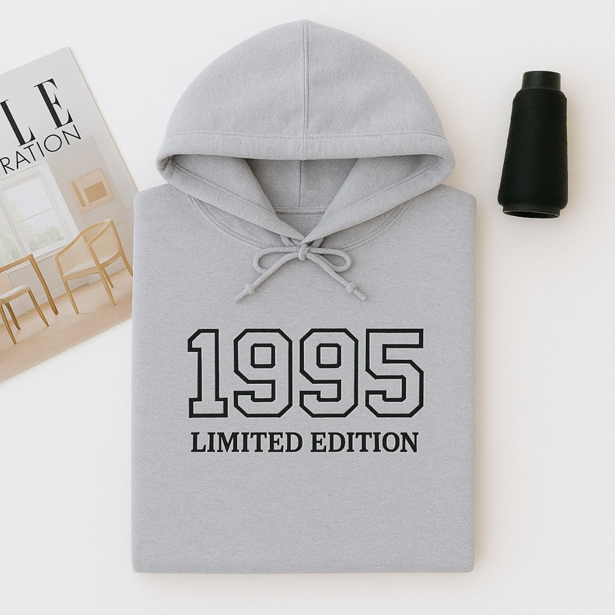 1995 Limited Edition Custom Embroidered Hoodie - Personalized 30th Birthday Gift