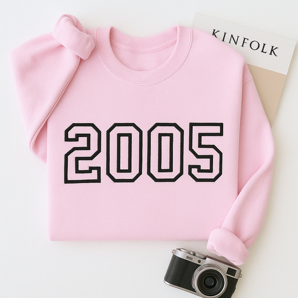 2005 Birthday Custom Embroidered Hoodie - Personalized 20th Birthday Gift Sweatshirt