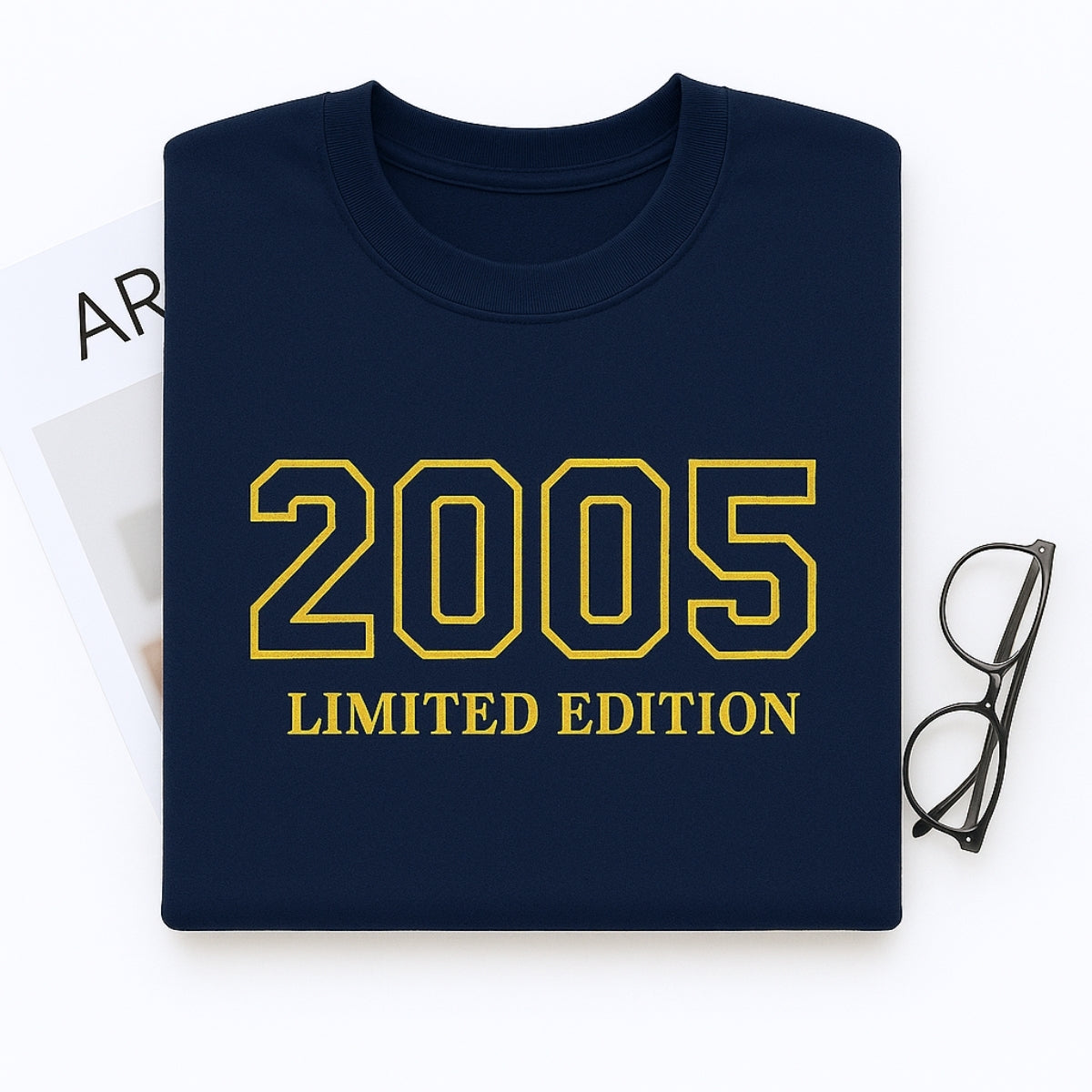 2005 Limited Edition Custom Embroidered Hoodie - Personalized 20th Birthday Gift