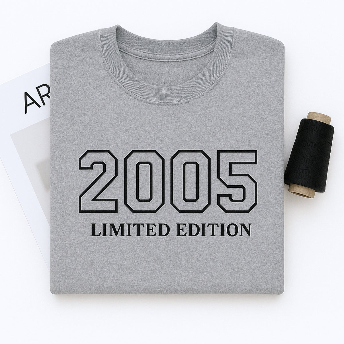 2005 Limited Edition Custom Embroidered Hoodie - Personalized 20th Birthday Gift