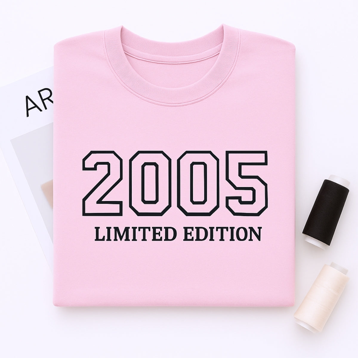 2005 Limited Edition Custom Embroidered Hoodie - Personalized 20th Birthday Gift