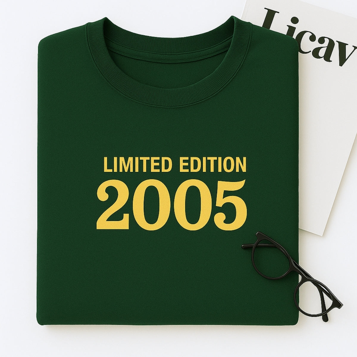 2005 Limited Edition Birthday Sweatshirt - 20th Birthday Gift Custom Embroidered - Perfect College Student