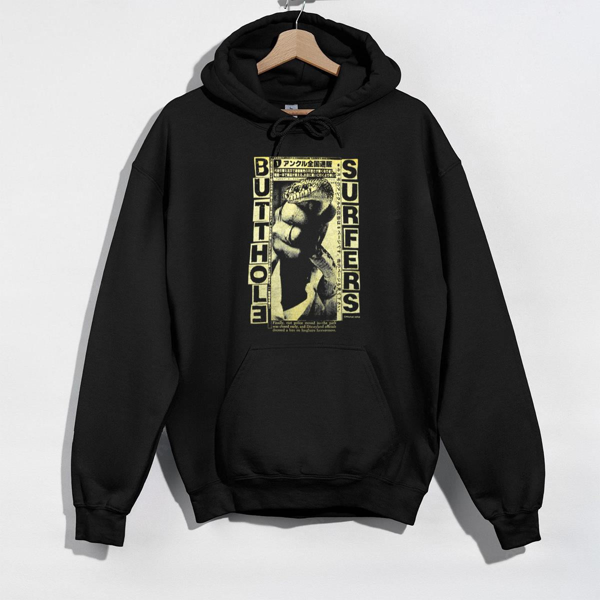 90s Butthol Surfers Vintage 1993 Tour Collector Retro Black Unisex T-Shirt 