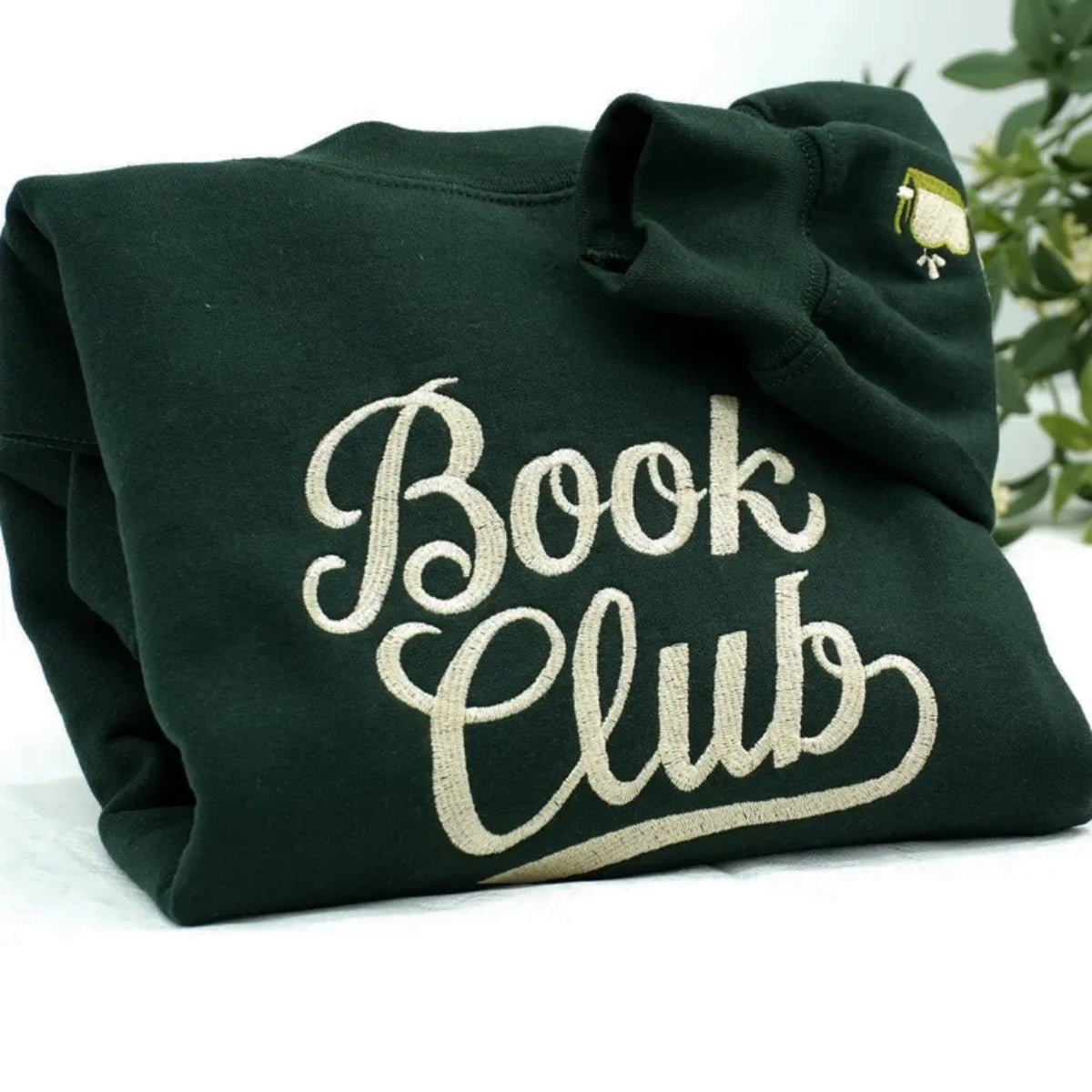 Reading Group Custom Embroidered Sweatshirt - Personalized Book Club Gift - Book Lover Apparel