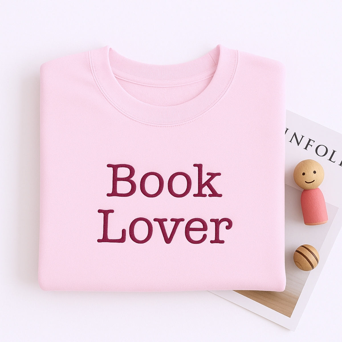 Classic Reading Custom Embroidered Hoodie - Personalized Literary Gift - Book Lover Sweatshirt