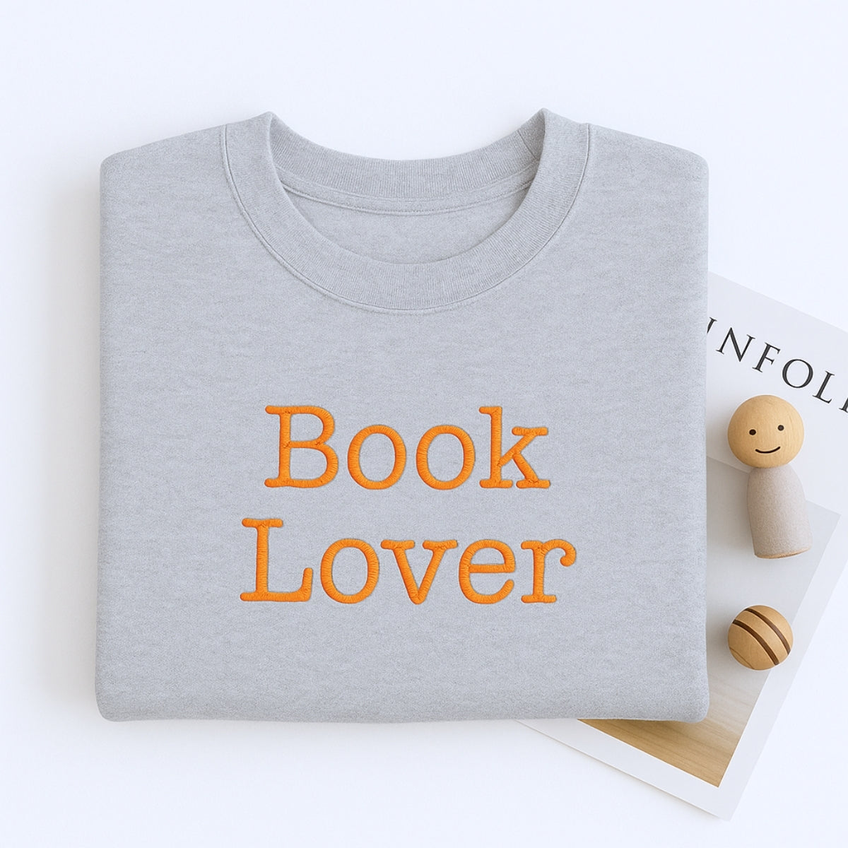 Classic Reading Custom Embroidered Hoodie - Personalized Literary Gift - Book Lover Sweatshirt