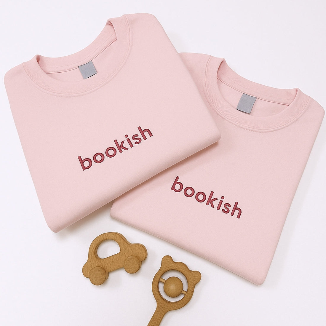 Book Lover Custom Embroidered Hoodie - Personalized Reading Community Gift - Bookish Sweatshirt