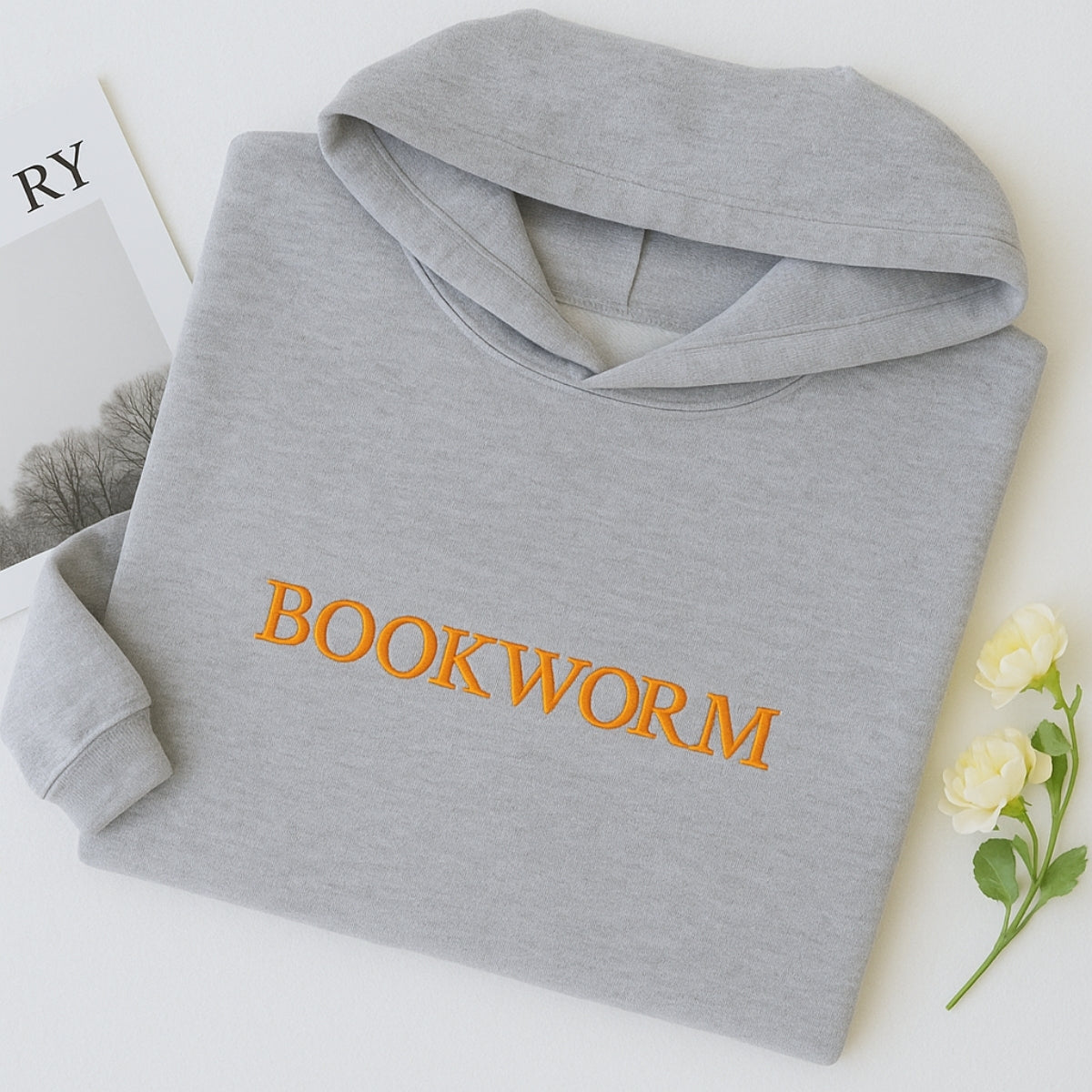 Bookworm Hoodies - Book Lover Pride Embroidered Sweaters - Perfect Reading Gift
