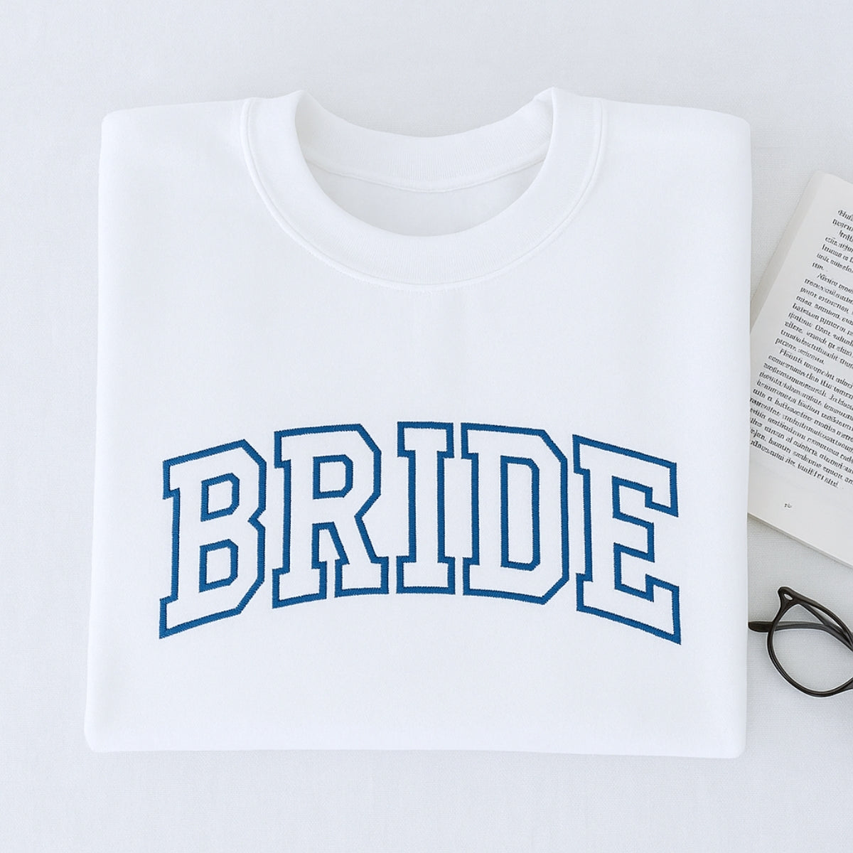 Bride Varsity Custom Embroidered Sweatshirt - Bachelorette Party Gift