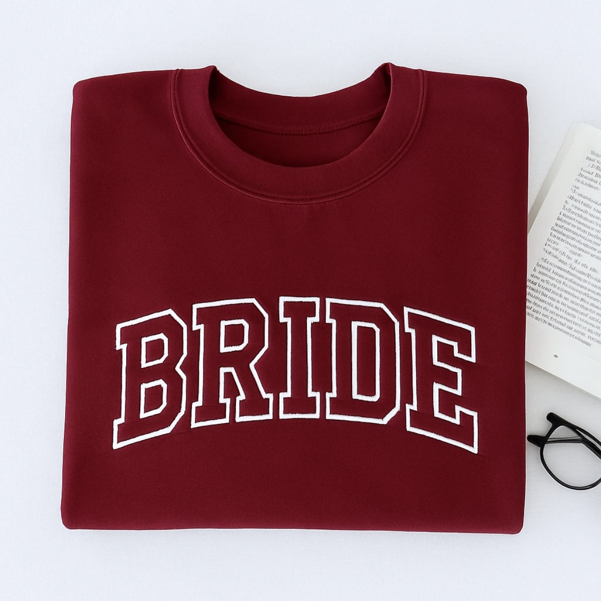 Bride Varsity Custom Embroidered Sweatshirt - Bachelorette Party Gift