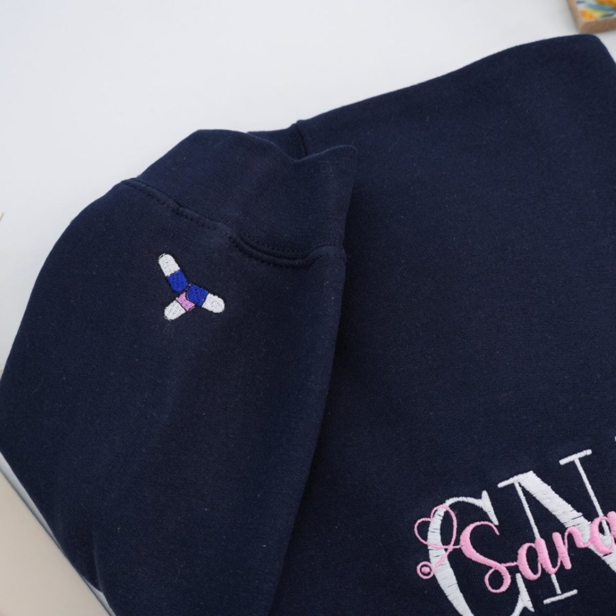 CNA Custom Embroidered Sweatshirt - Personalized Certified Nursing Assistant Gift