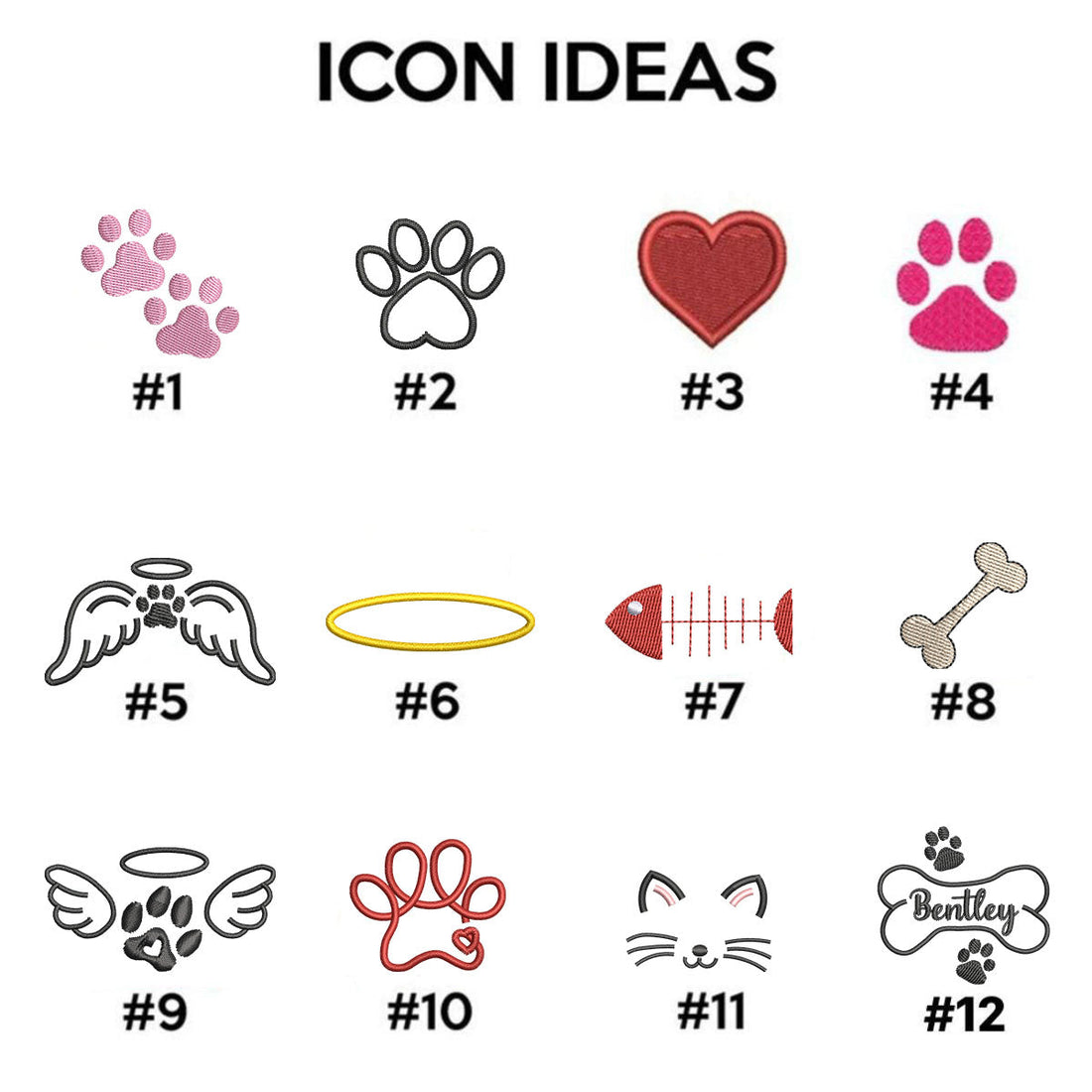 Pet Portrait Custom Embroidered Hoodie - Personalized Cat Lover Gift for Birthday