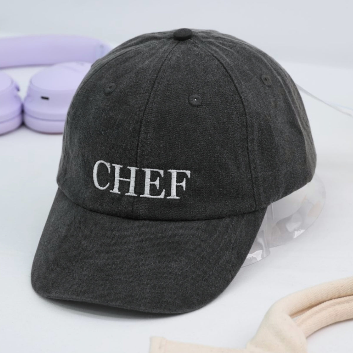 Chef Custom Embroidered Hat - Professional Kitchen Cap - Culinary Gift