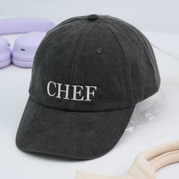 Chef Custom Embroidered Hat - Professional Kitchen Cap - Culinary Gift