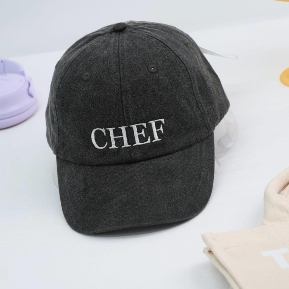 Chef Custom Embroidered Hat - Professional Kitchen Cap - Culinary Gift
