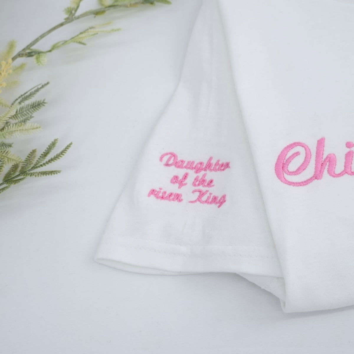 Child of God Custom Embroidered T-Shirt - Inspirational Faith Based Gift