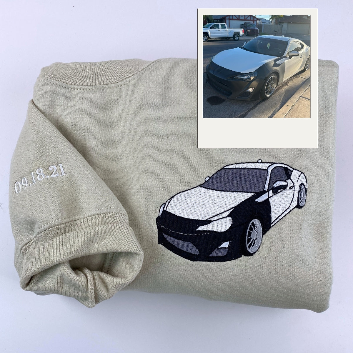 Classic Car Enthusiast Custom Embroidered Hoodie - Personalized Vintage Auto Gift