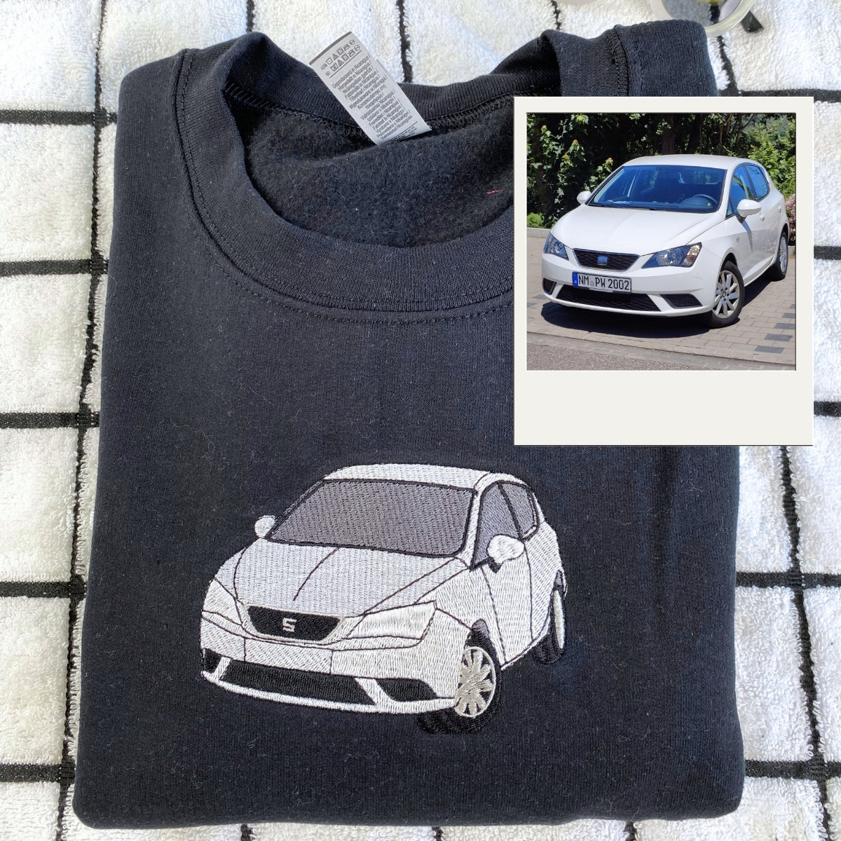 Classic Car Enthusiast Custom Embroidered Hoodie - Personalized Vintage Auto Gift