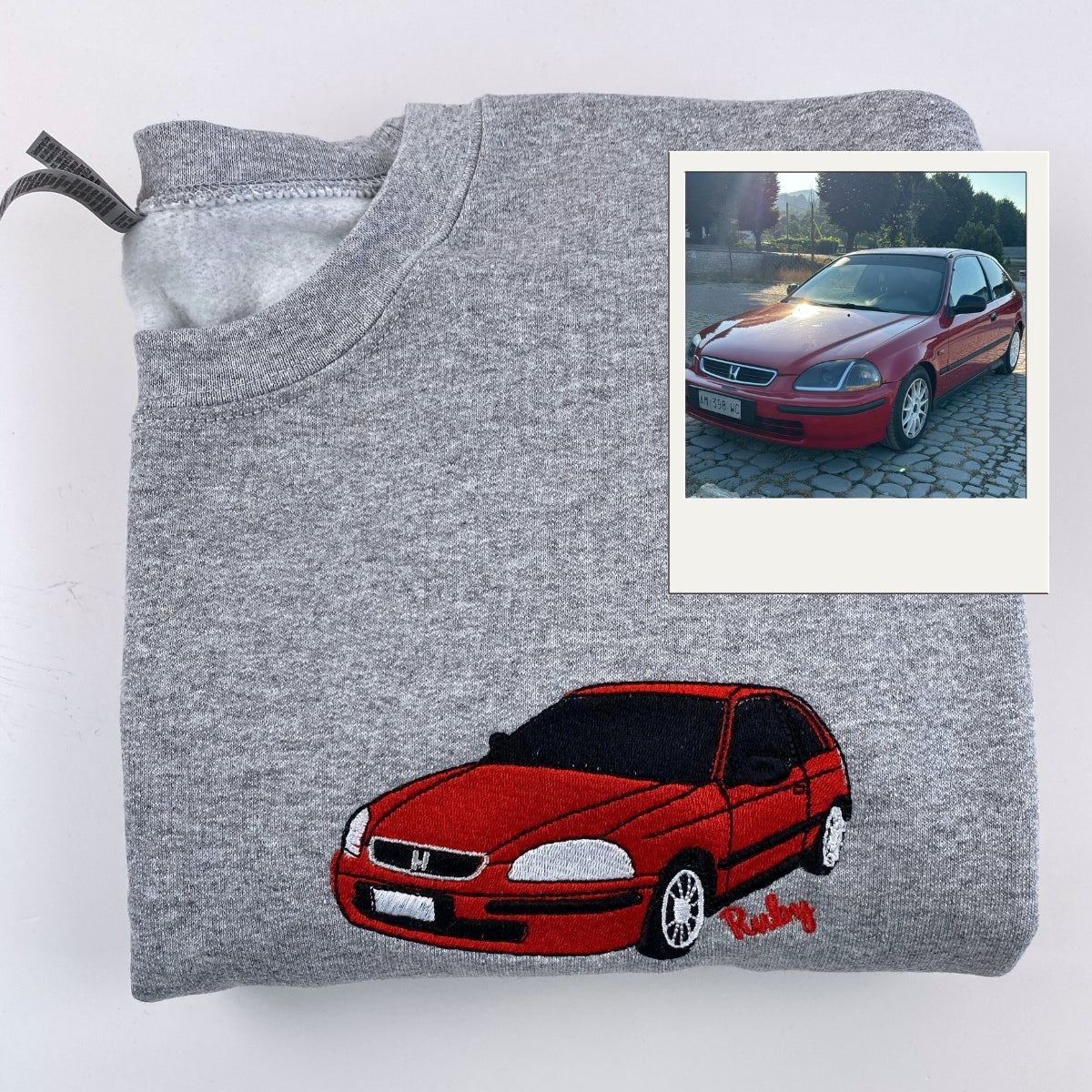 Classic Car Enthusiast Custom Embroidered Hoodie - Personalized Vintage Auto Gift