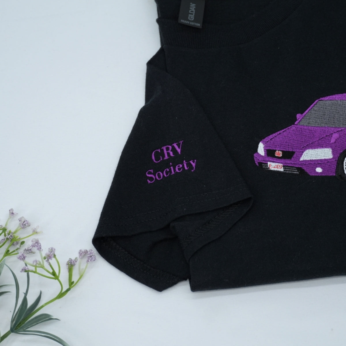 Classic Car Custom Embroidered T-Shirt - Personalized Muscle Car Enthusiast Gift