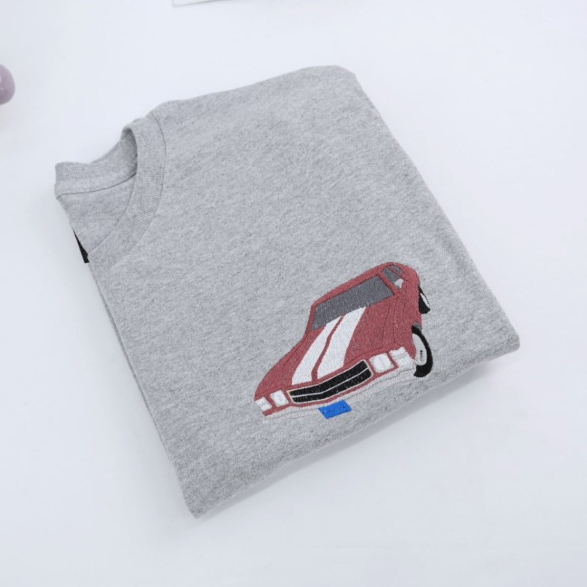 Classic Muscle Car Custom Embroidered T-Shirt - Personalized Vintage Auto Gift