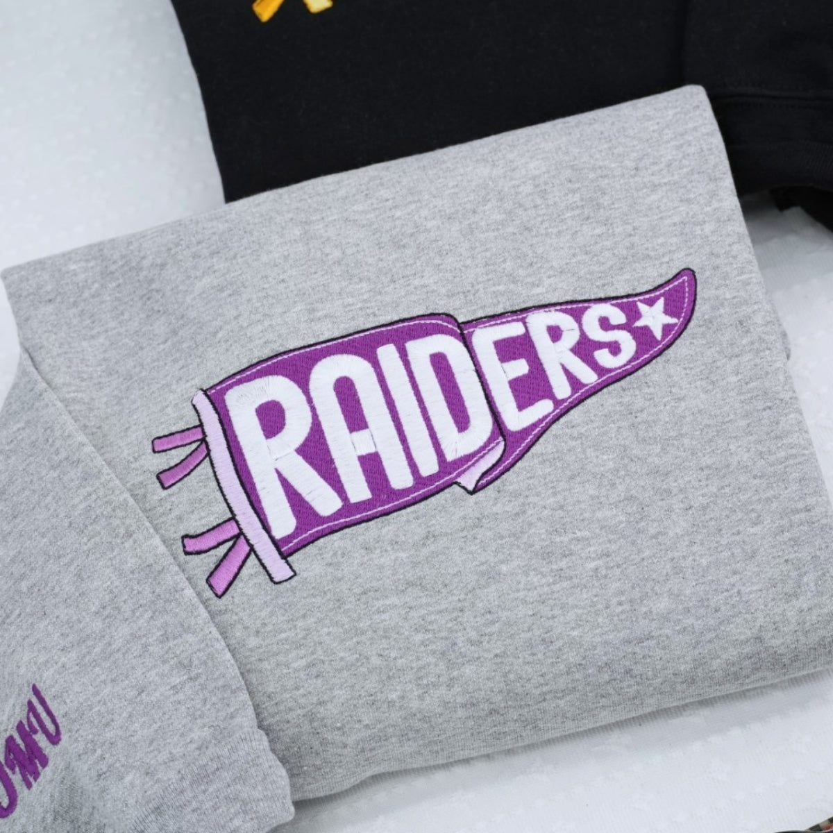 College Pride Custom Embroidered Hoodie - Personalized University Team Spirit Gift