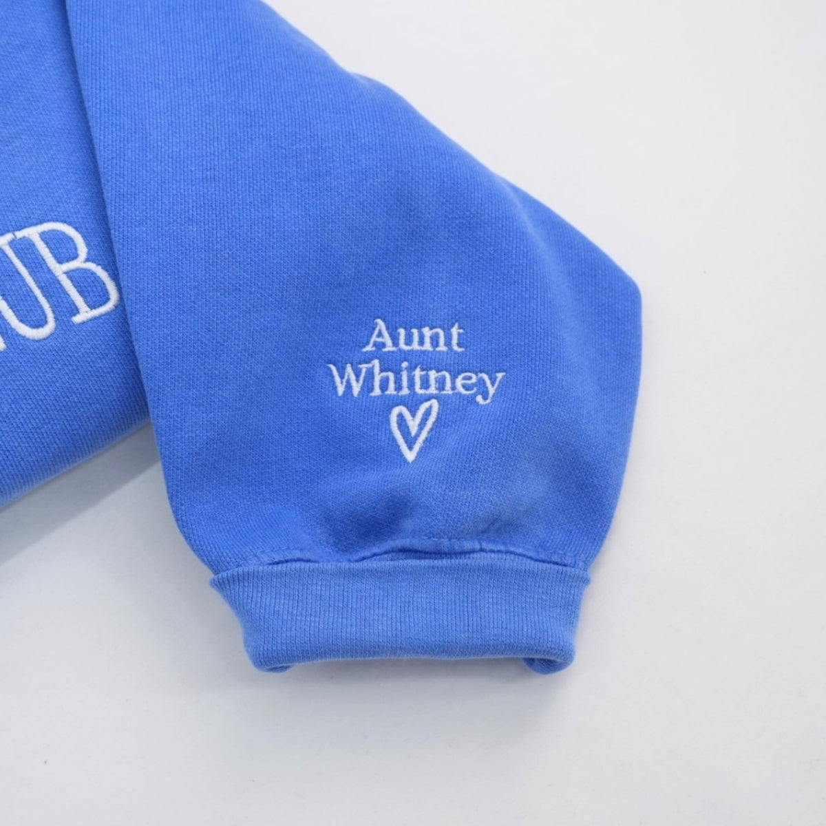 Cool Aunt Club Custom Embroidered Sweatshirt - Personalized Trendy Auntie Gift