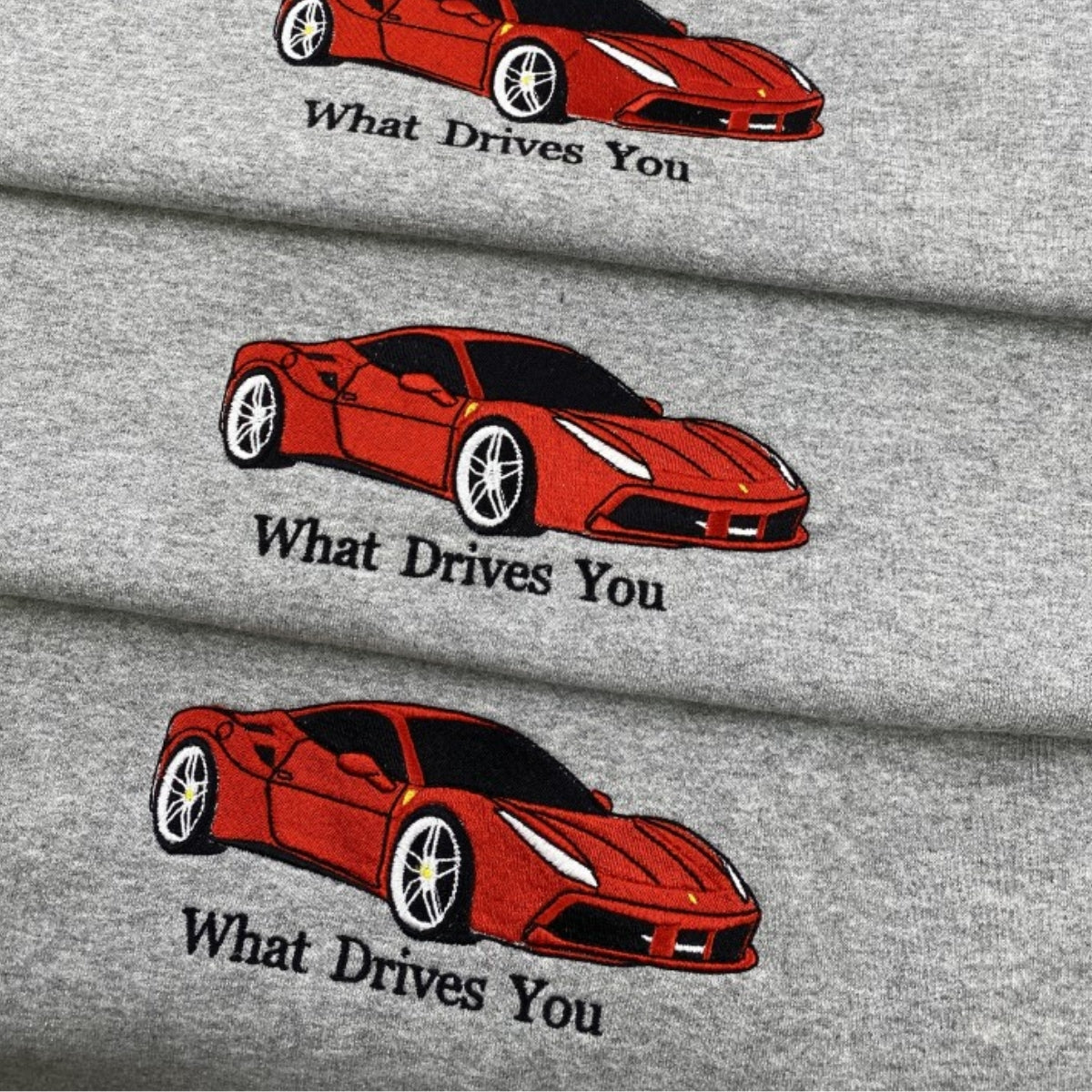 Car Portrait Custom Embroidered Hoodie - Vehicle Sweatshirt - Car Enthusiast Gift