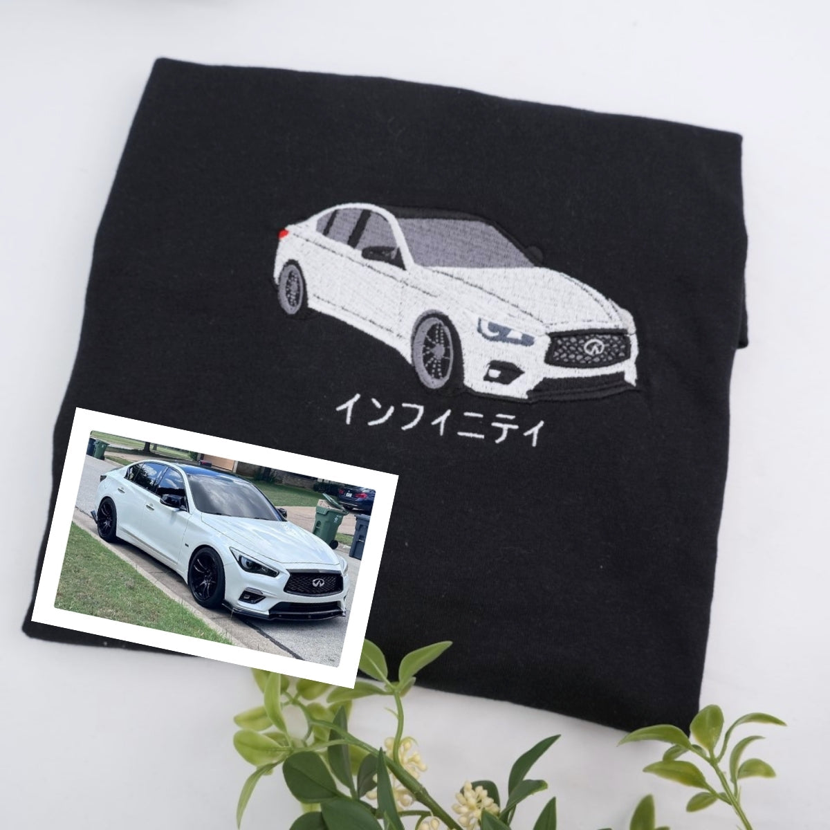Custom Car Embroidered T-Shirt - Sports Car Apparel - JDM Automotive Enthusiast Gift