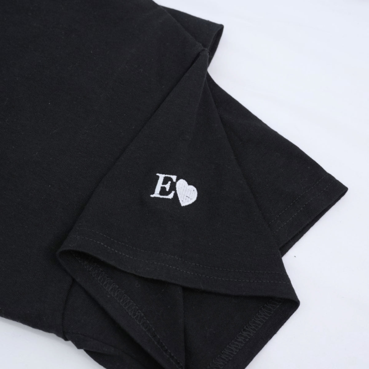 Roman Numeral Date Custom Embroidered Couple T-Shirt - Personalized Wedding Gift